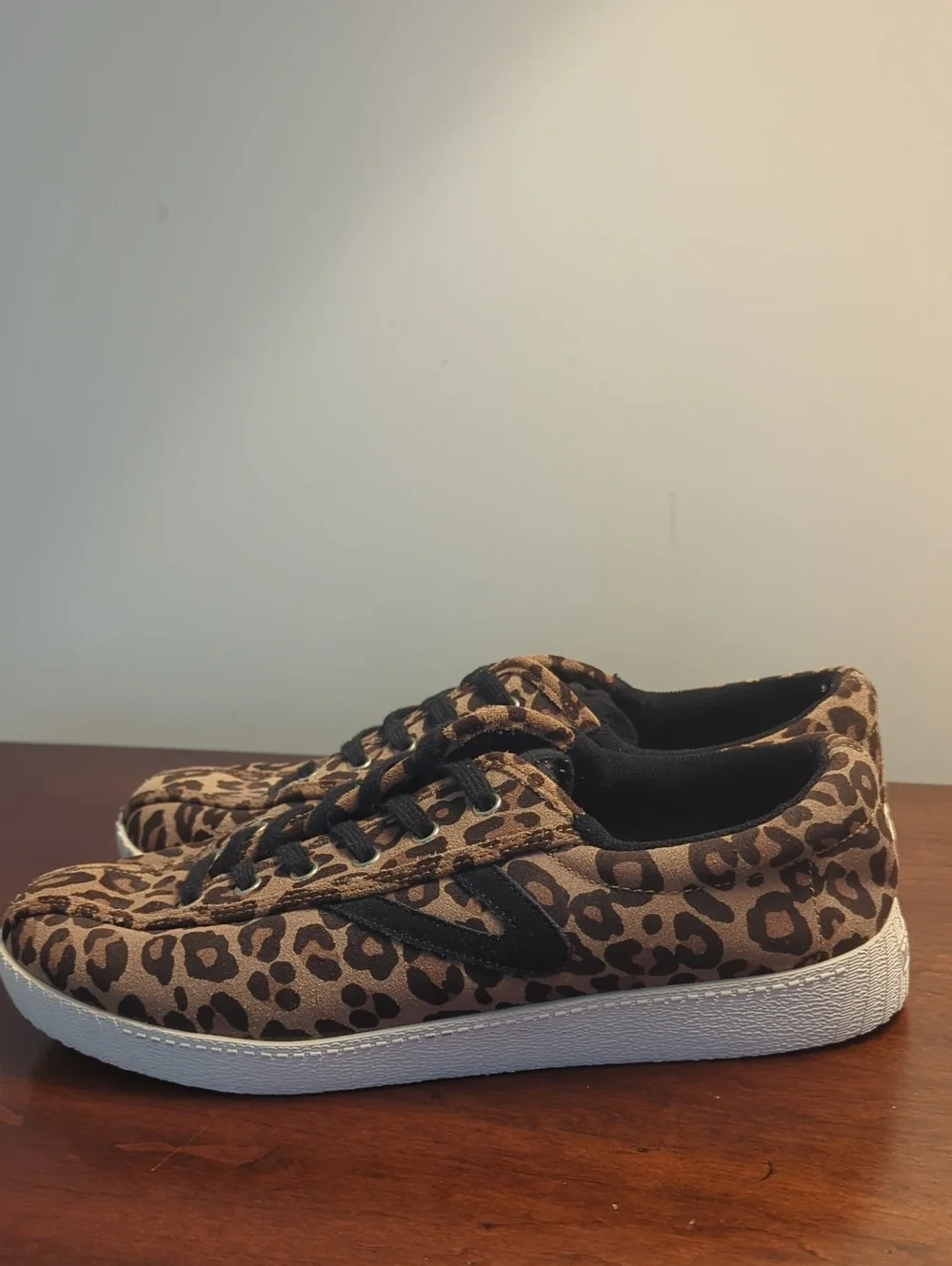 Tretorn Leopard Canvas Sneakers